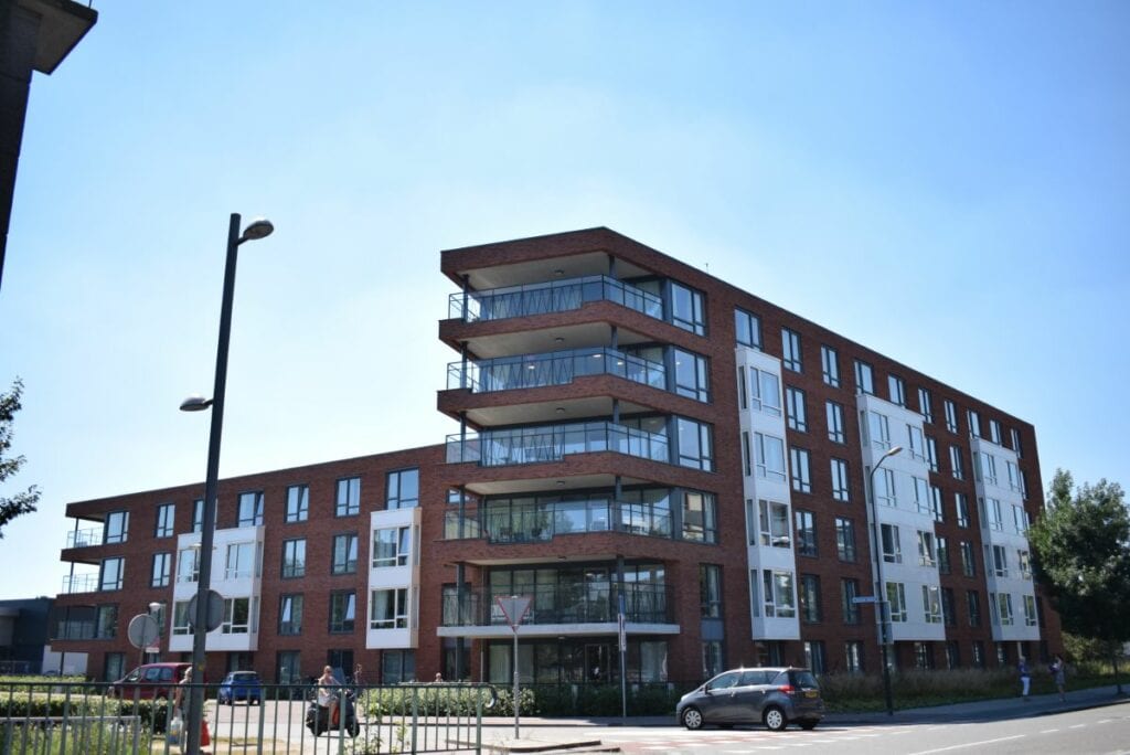 Werkelijkheid appartementencomplex